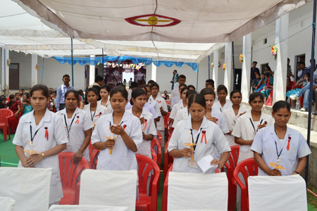 Lamp lighting ceremony