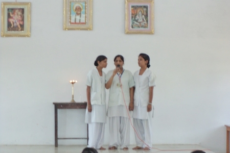 Nurses day celebration at old age home